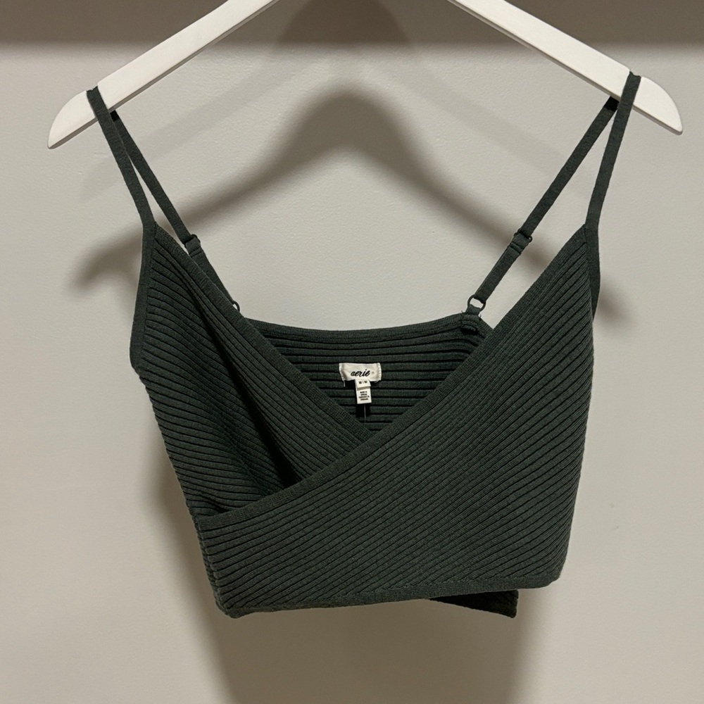Aerie cross front sweater tank.